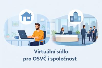 Virtuální sídlo pro OSVČ i společnost: sídlo pro podnikání bez starostí