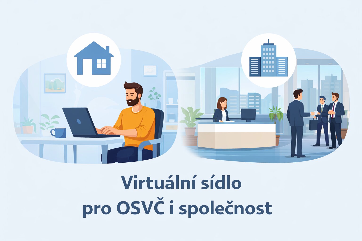 Virtuální sídlo pro OSVČ i společnost: sídlo pro podnikání bez starostí